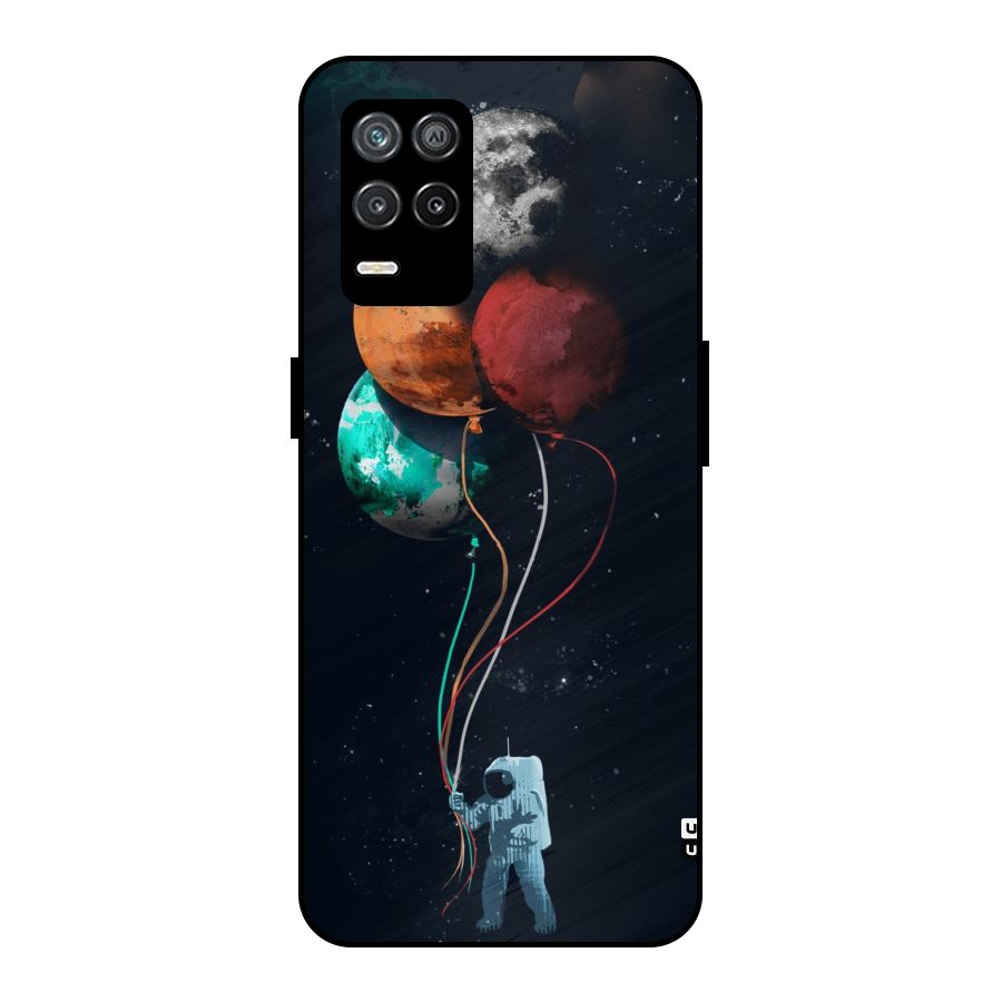 Space Balloons Metal Back Case for Realme 8s 5G
