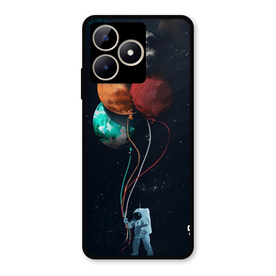 Space Balloons Metal Back Case for Realme C53