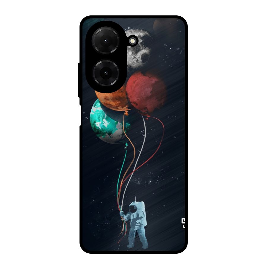Space Balloons Metal Back Case for Redmi A5 4G