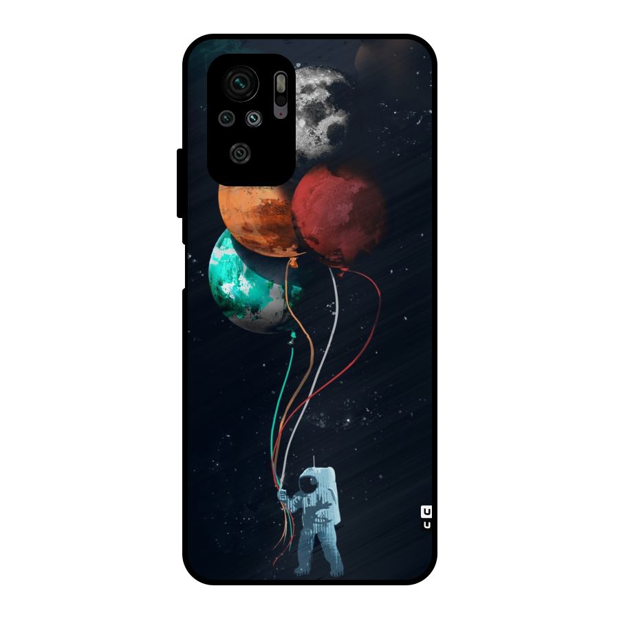 Space Balloons Metal Back Case for Redmi Note 10S