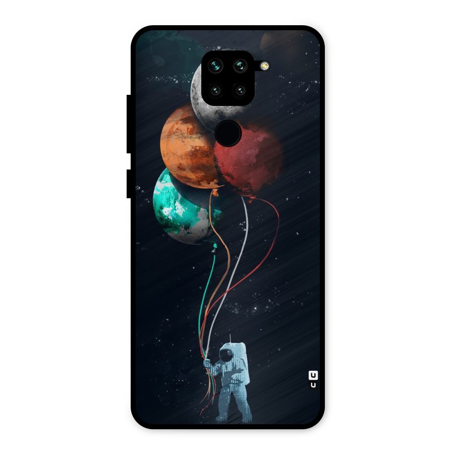 Space Balloons Metal Back Case for Redmi Note 9
