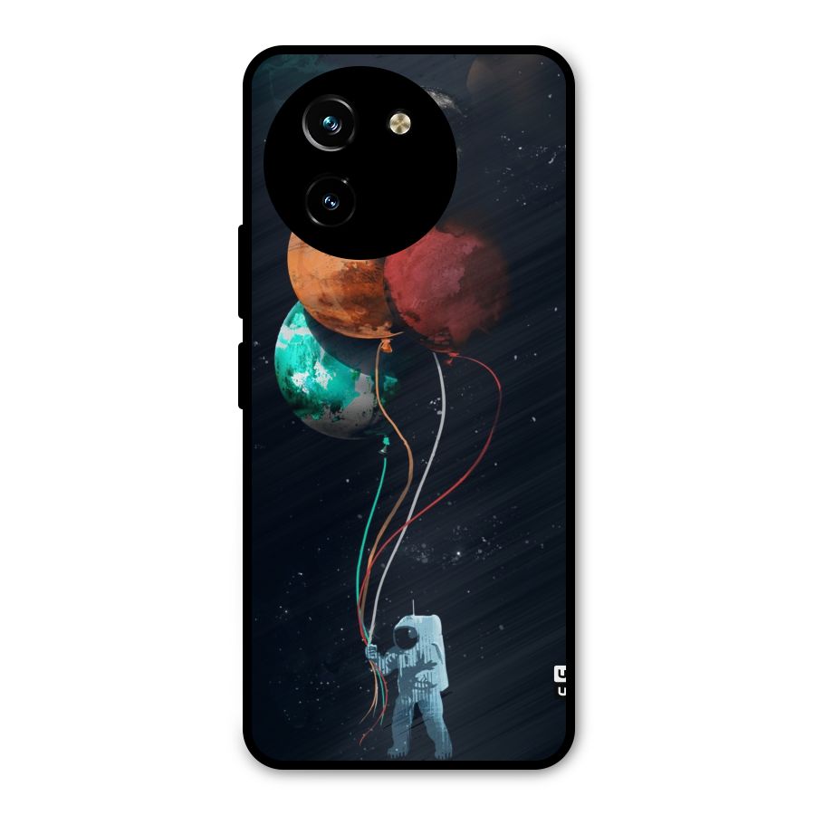 Space Balloons Metal Back Case for Vivo T3x