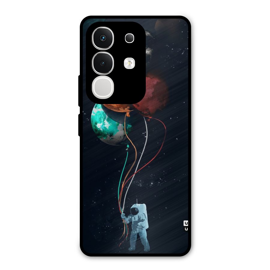 Space Balloons Metal Back Case for Vivo T4x