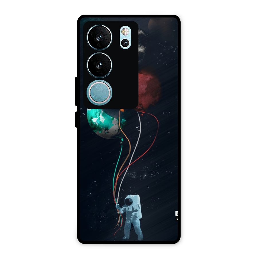 Space Balloons Metal Back Case for Vivo V29