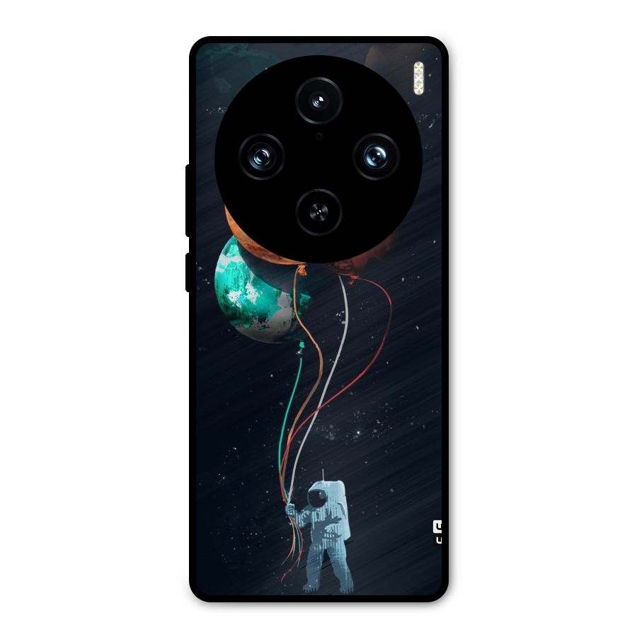 Space Balloons Metal Back Case for Vivo X100 Pro