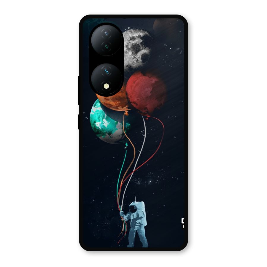 Space Balloons Metal Back Case for Vivo Y100a
