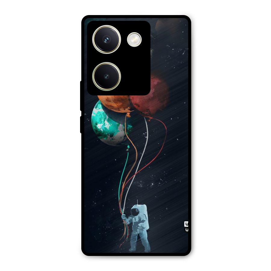 Space Balloons Metal Back Case for Vivo Y200 Pro