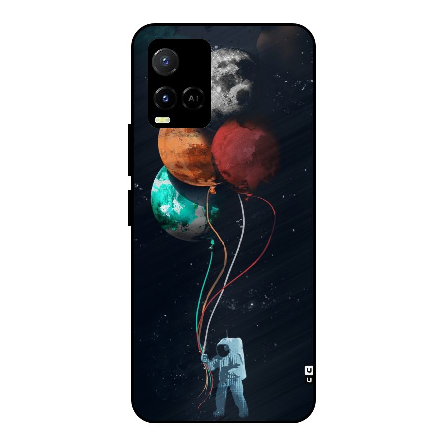 Space Balloons Metal Back Case for Vivo Y21