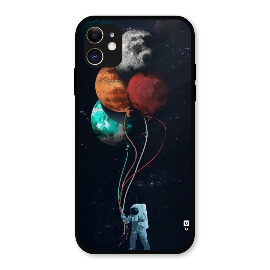 Space Balloons Metal Back Case for iPhone 11