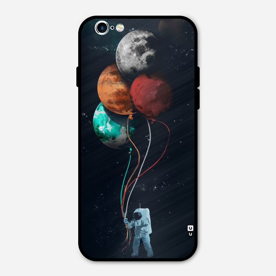 Space Balloons Metal Back Case for iPhone 6 6s