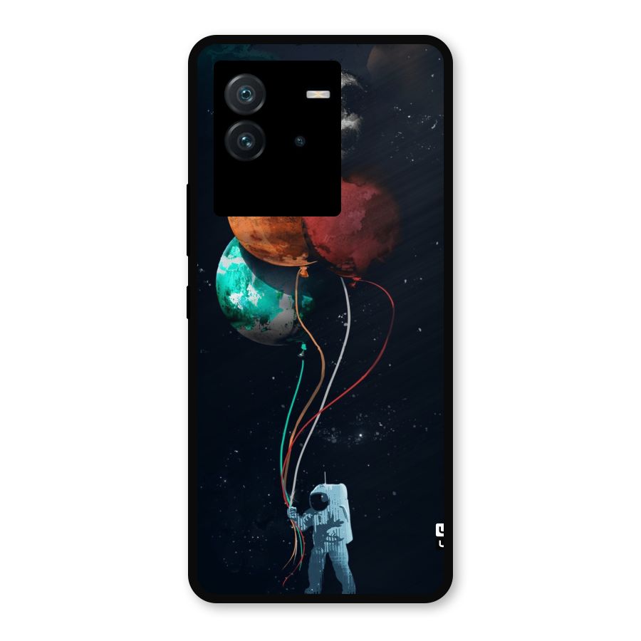 Space Balloons Metal Back Case for iQOO Neo 6 5G