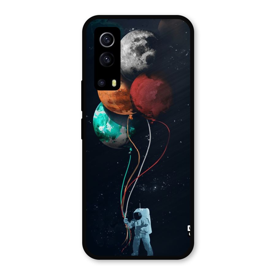 Space Balloons Metal Back Case for iQOO Z3