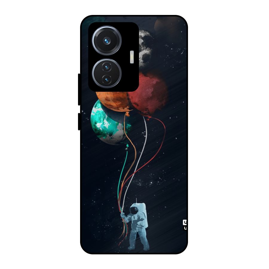 Space Balloons Metal Back Case for iQOO Z6 44W