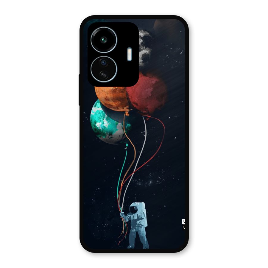 Space Balloons Metal Back Case for vivo iQOO Z6 Lite 5G