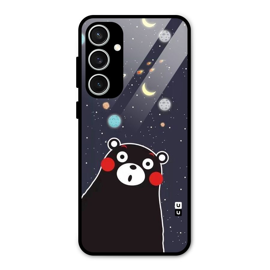 Space Bear Glass Back Case for Galaxy S23 FE