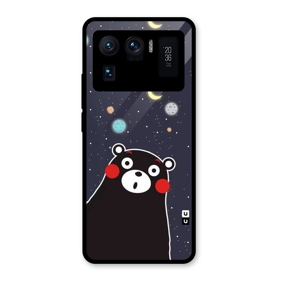 Space Bear Glass Back Case for Mi 11 Ultra