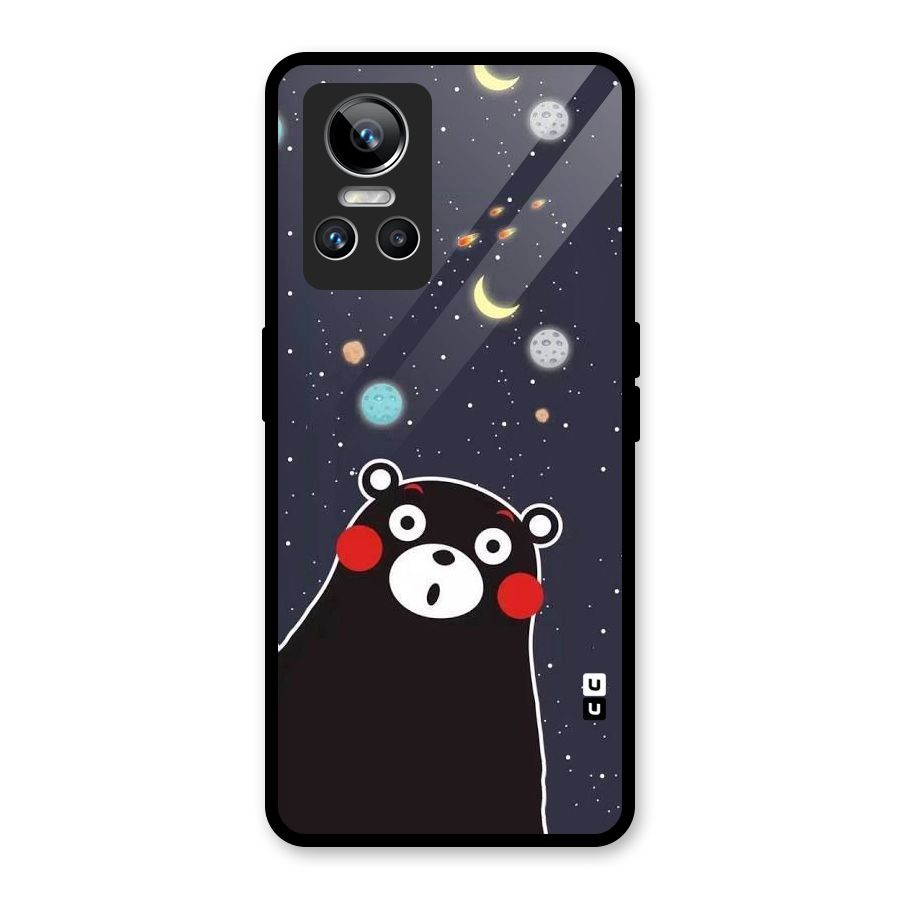 Space Bear Glass Back Case for Realme GT Neo 3
