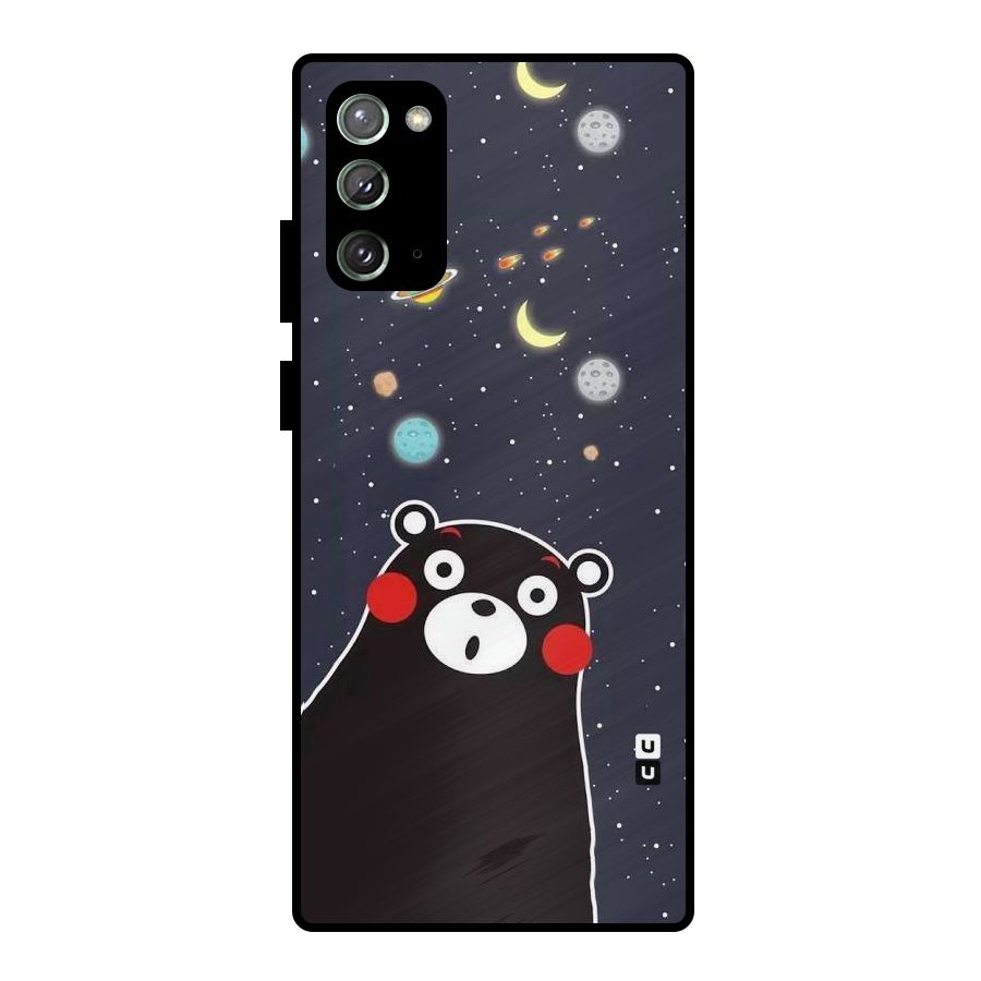 Space Bear Metal Back Case for Galaxy Note 20