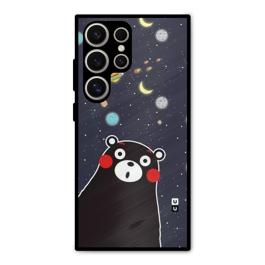 Space Bear Metal Back Case for Galaxy S24 Ultra