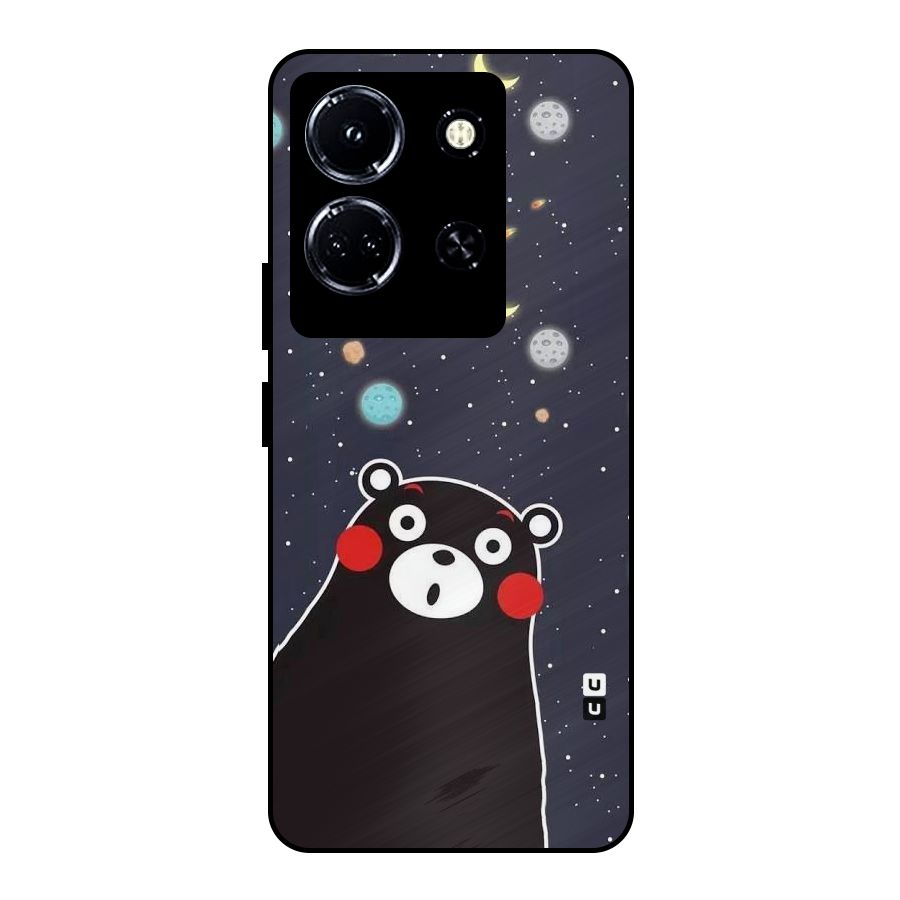 Space Bear Metal Back Case for Infinix Note 30 5G