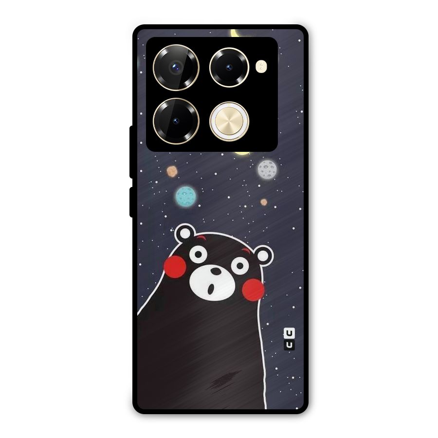 Space Bear Metal Back Case for Infinix Note 40 Pro