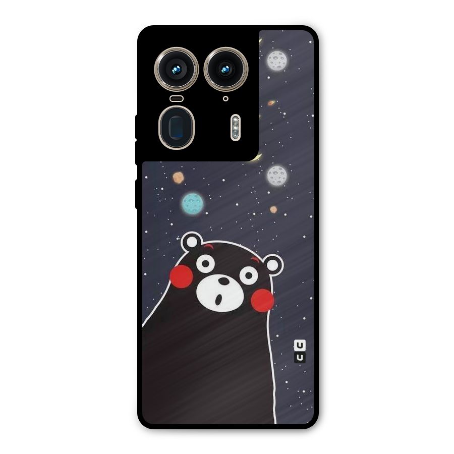 Space Bear Metal Back Case for Motorola Edge 50 Ultra