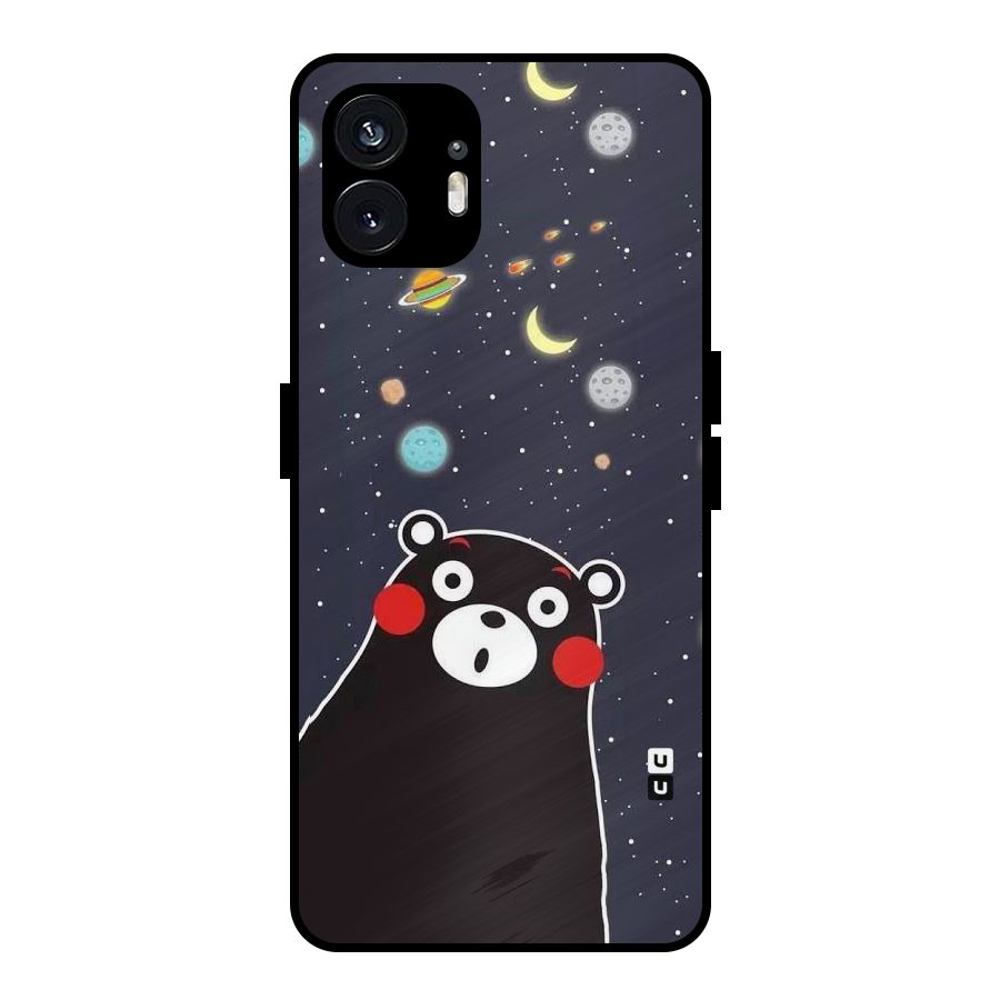 Space Bear Metal Back Case for Nothing Phone 2