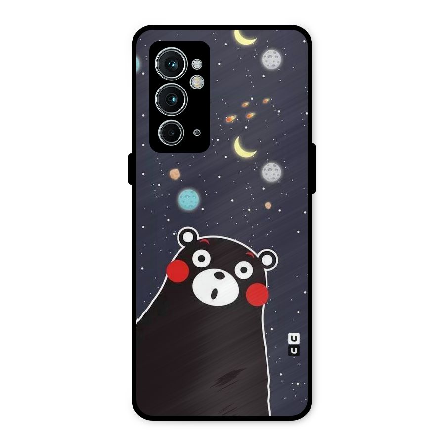 Space Bear Metal Back Case for OnePlus 9RT 5G
