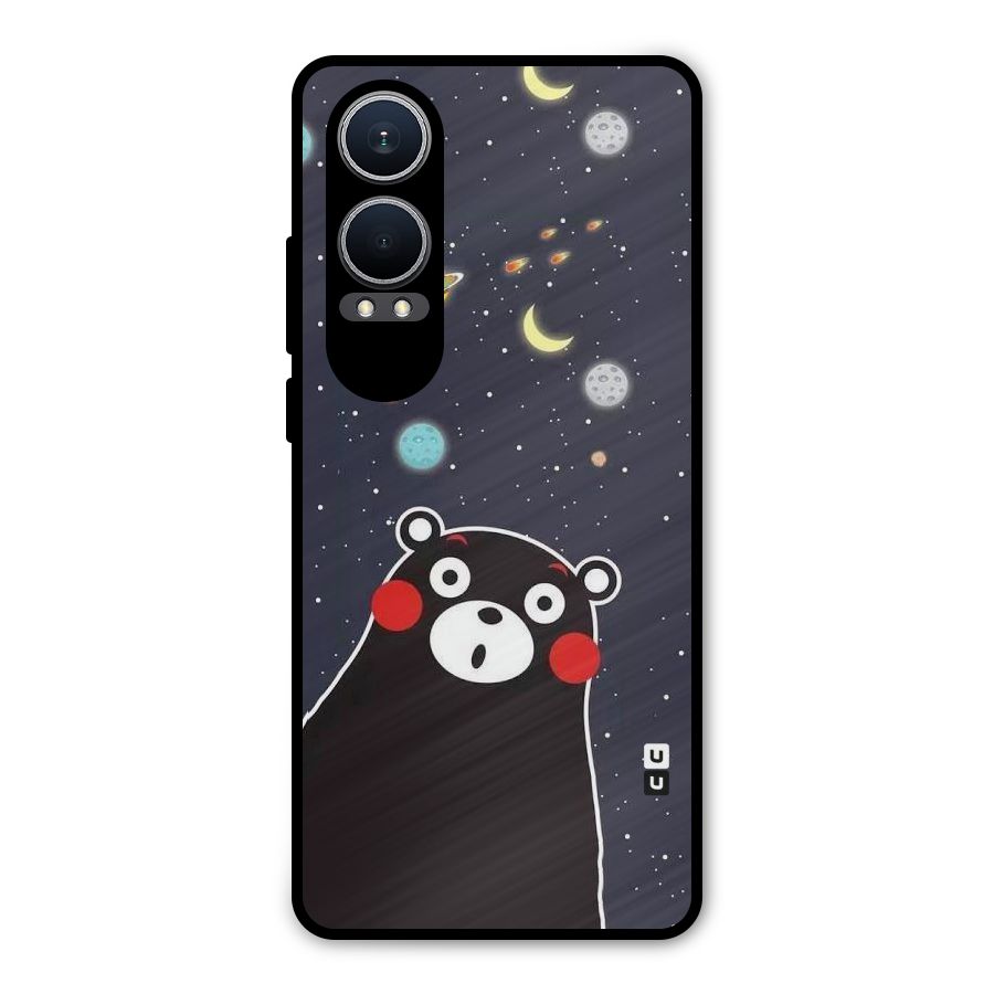 Space Bear Metal Back Case for OnePlus Nord CE4 Lite