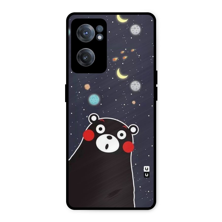 Space Bear Metal Back Case for OnePlus Nord CE 2 5G