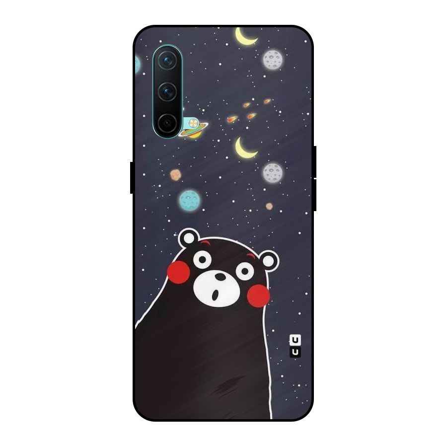 Space Bear Metal Back Case for OnePlus Nord CE 5G