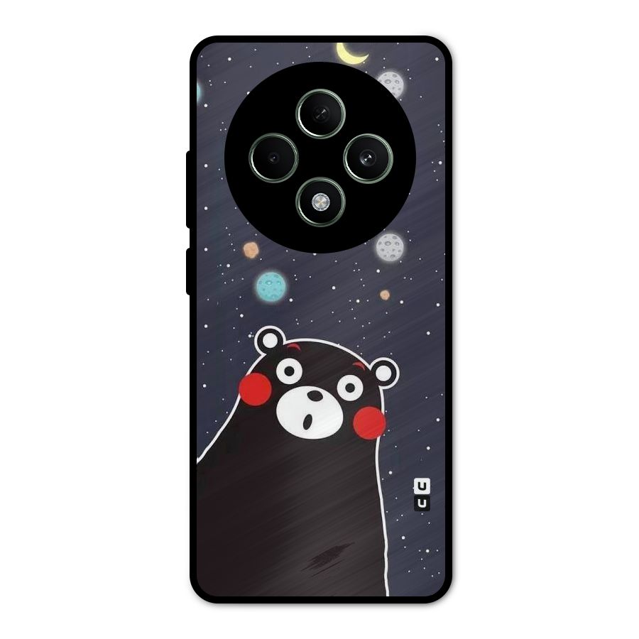 Space Bear Metal Back Case for Oppo F27