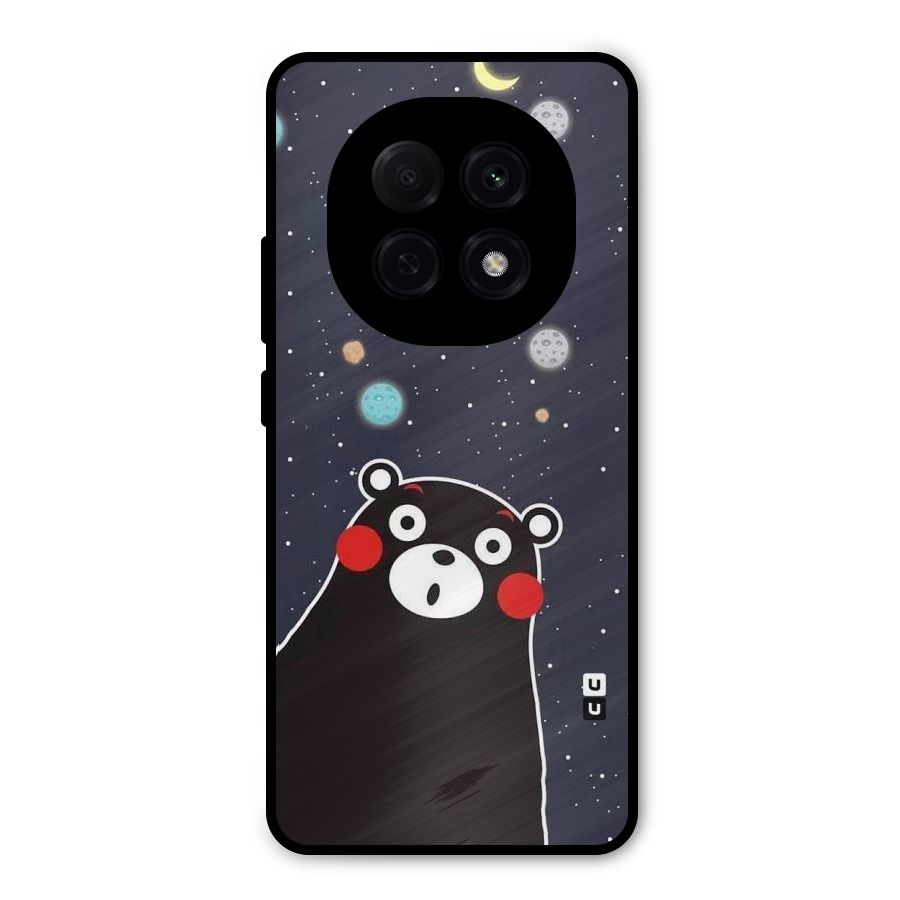 Space Bear Metal Back Case for Oppo F29 Pro
