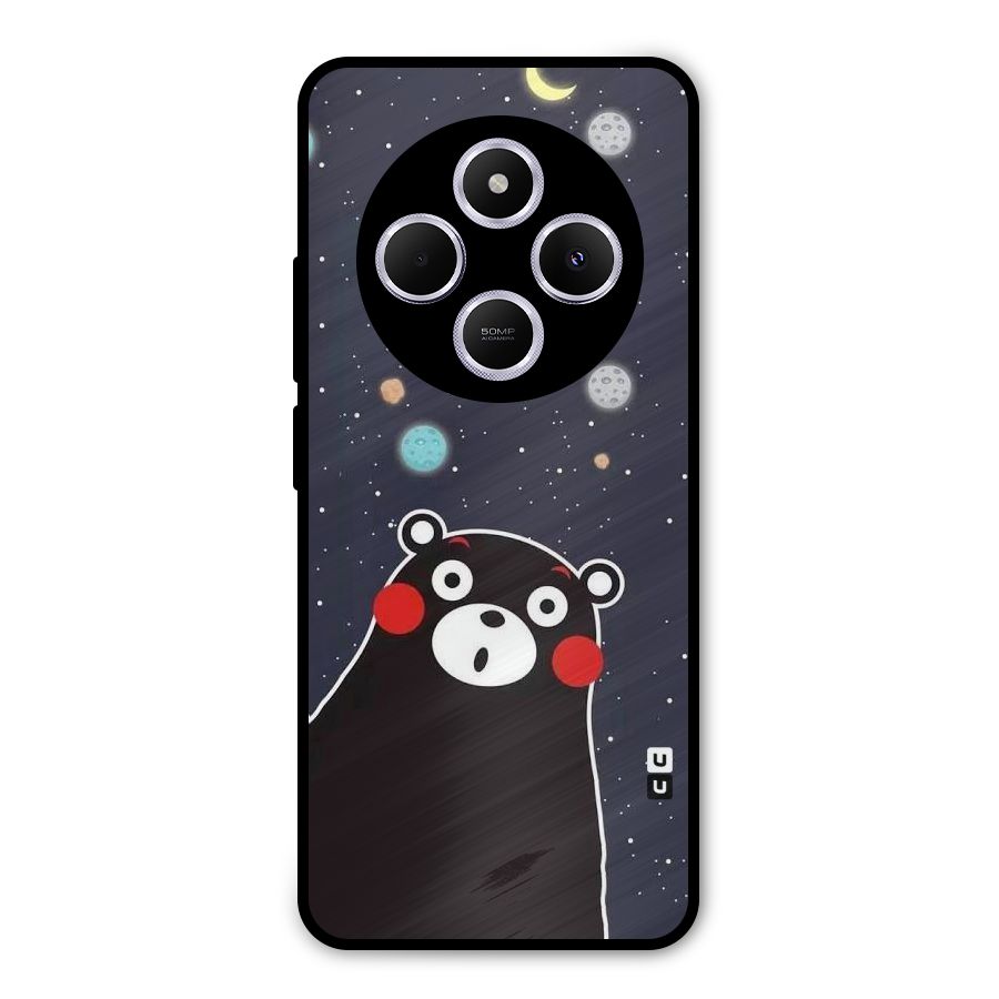 Space Bear Metal Back Case for Poco M7