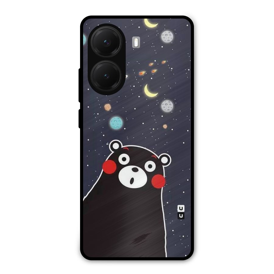 Space Bear Metal Back Case for Poco X7 Pro