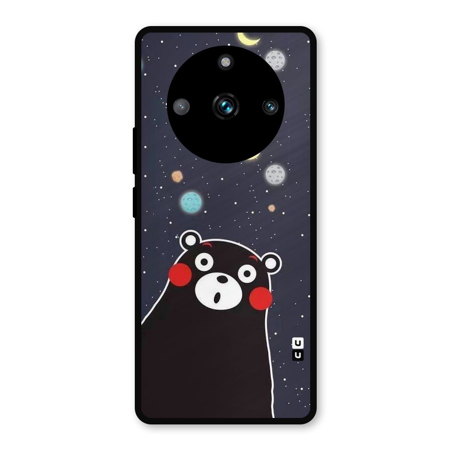 Space Bear Metal Back Case for Realme 11 Pro