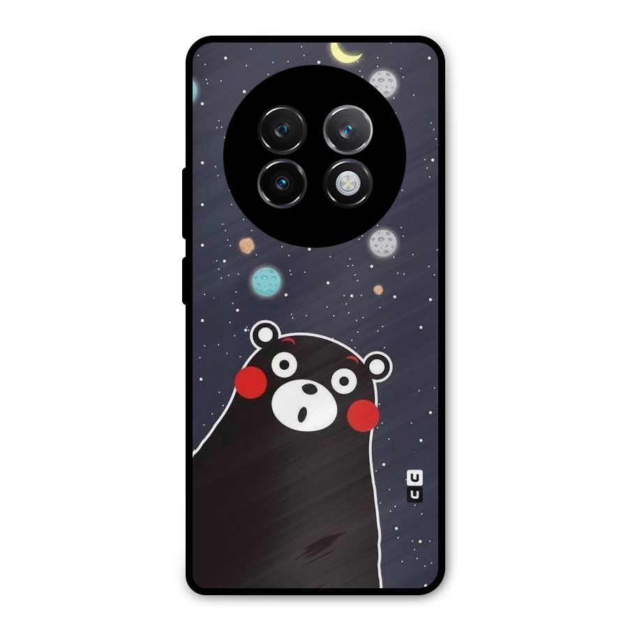 Space Bear Metal Back Case for Realme 13 Plus