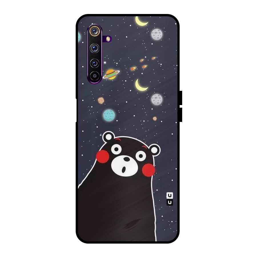 Space Bear Metal Back Case for Realme 6 Pro