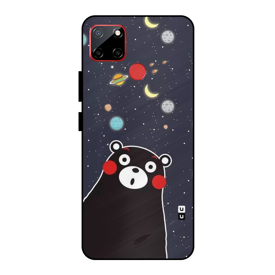 Space Bear Metal Back Case for Realme C12