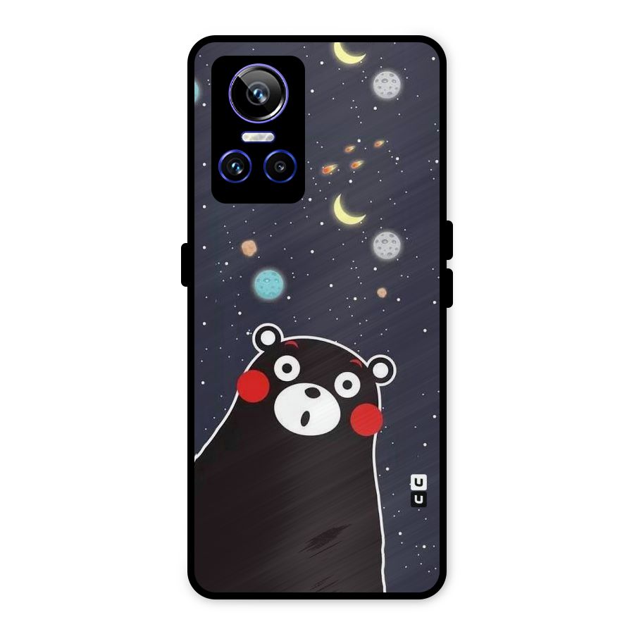Space Bear Metal Back Case for Realme GT Neo 3