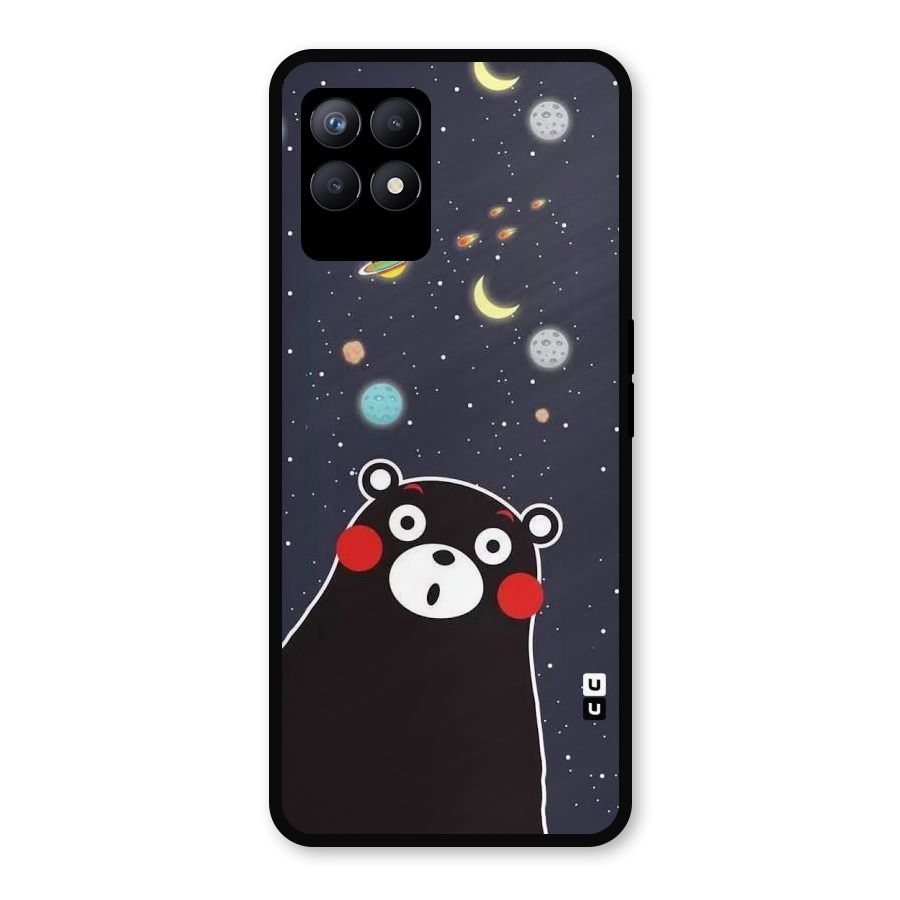 Space Bear Metal Back Case for Realme Narzo 50