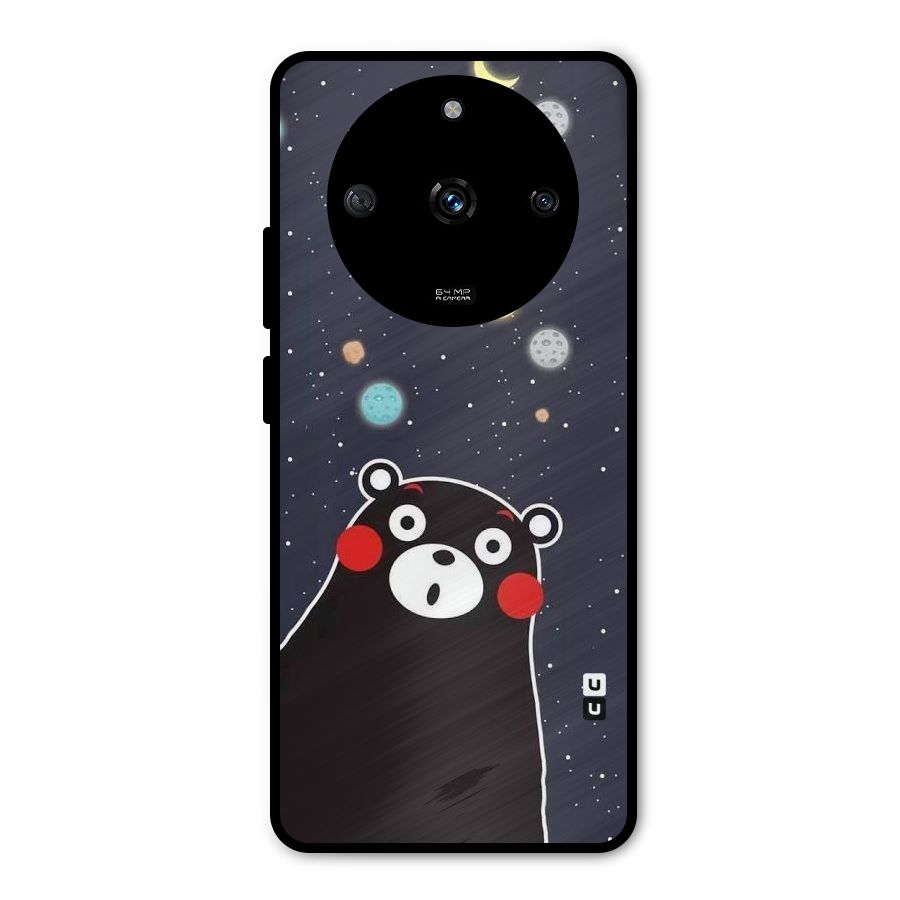 Space Bear Metal Back Case for Realme Narzo 60 5G