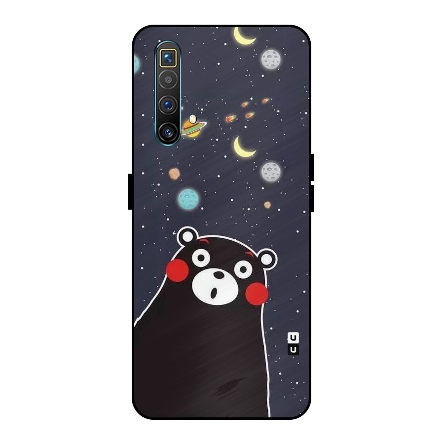 Space Bear Metal Back Case for Realme X3