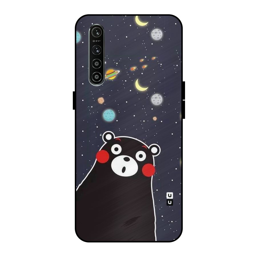 Space Bear Metal Back Case for Realme XT