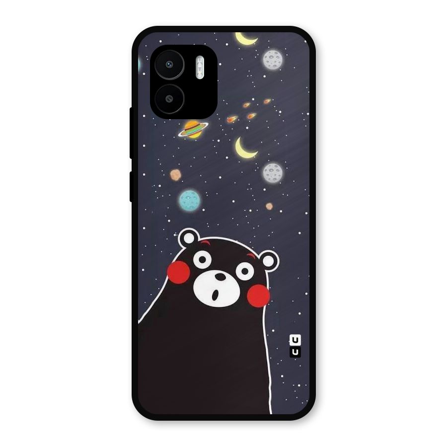 Space Bear Metal Back Case for Redmi A2