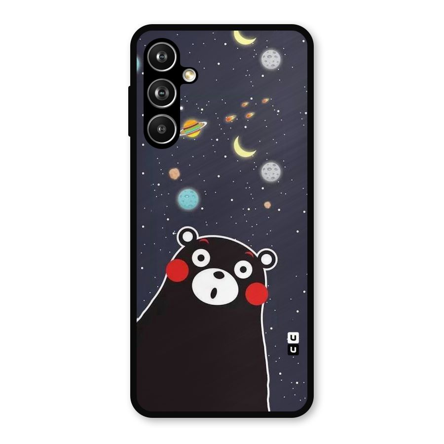 Space Bear Metal Back Case for Samsung Galaxy M54