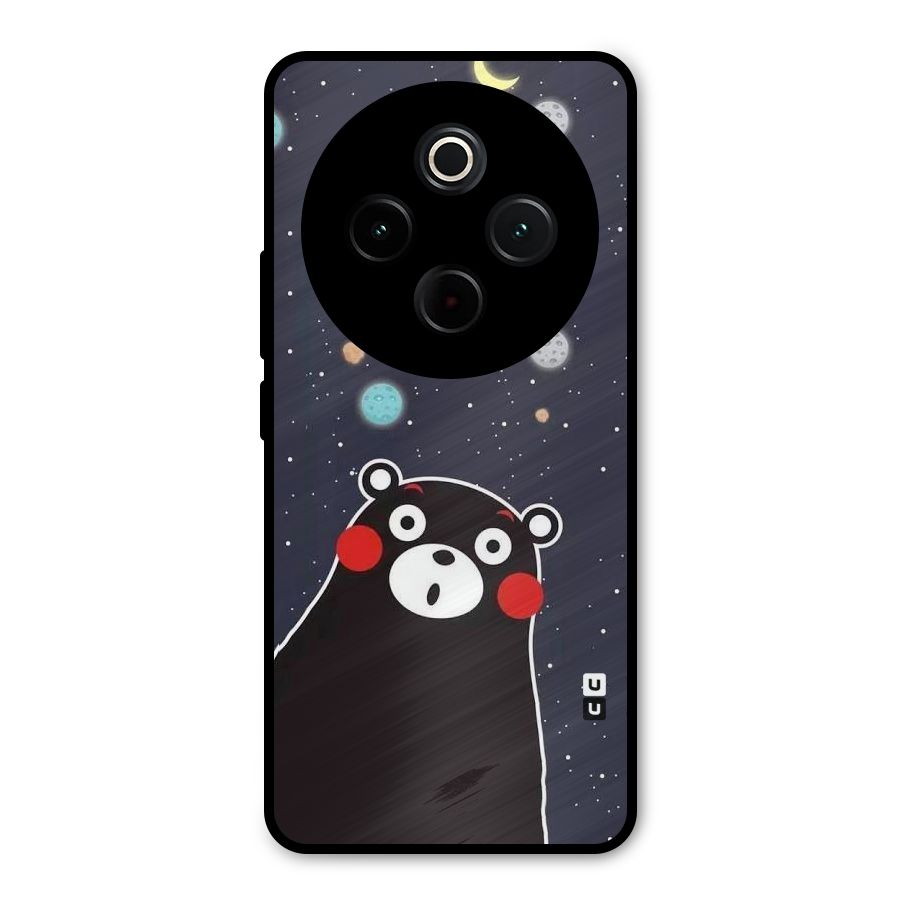 Space Bear Metal Back Case for Vivo T4