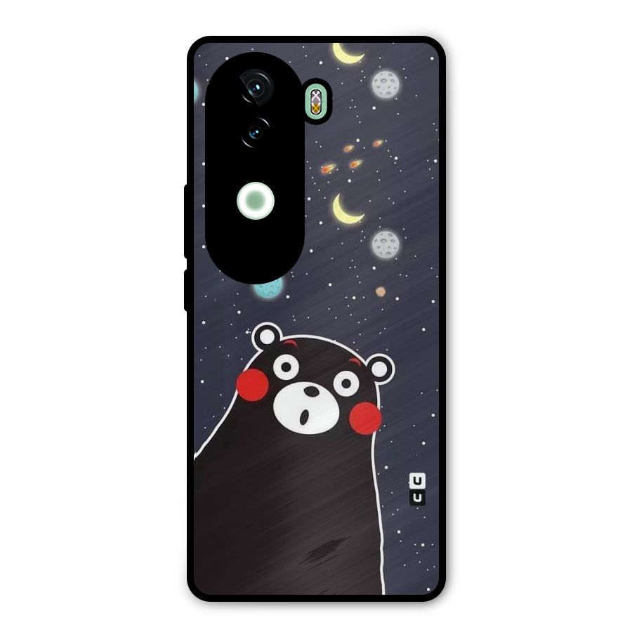 Space Bear Metal Back Case for Vivo V40e