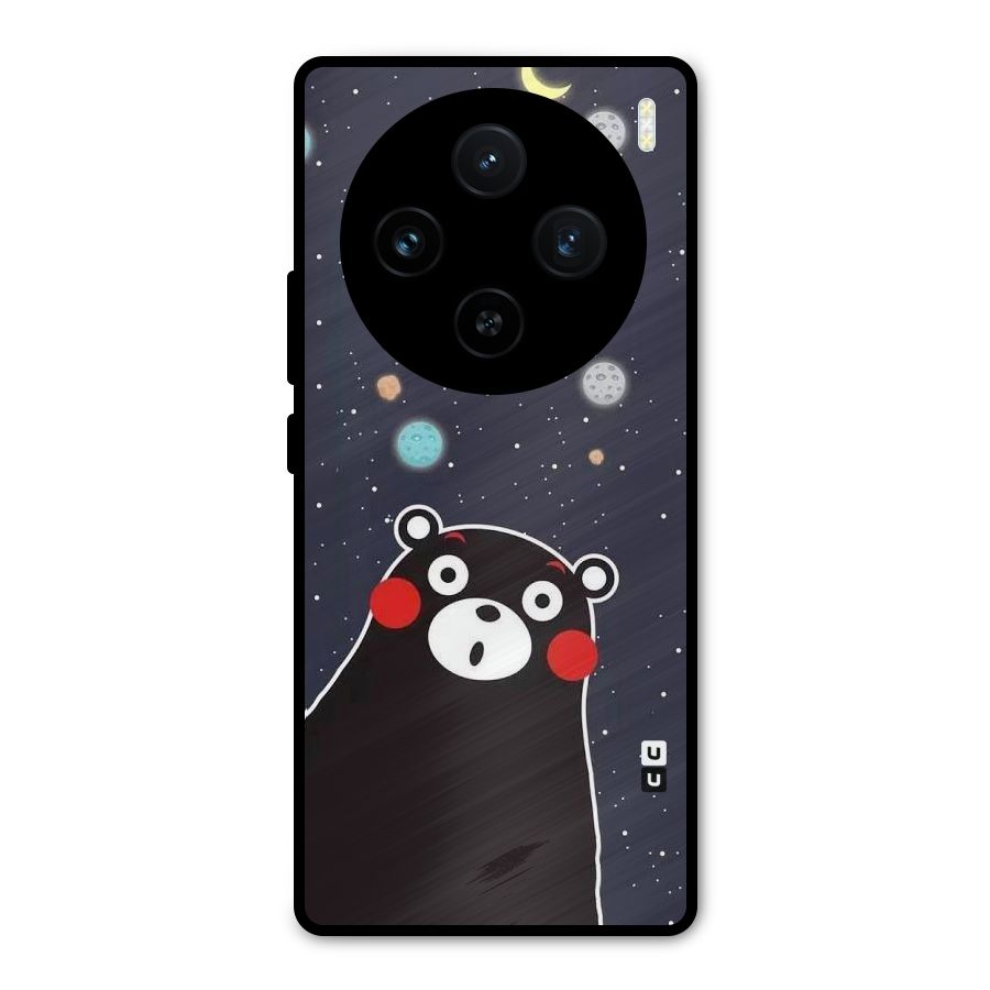 Space Bear Metal Back Case for Vivo X100
