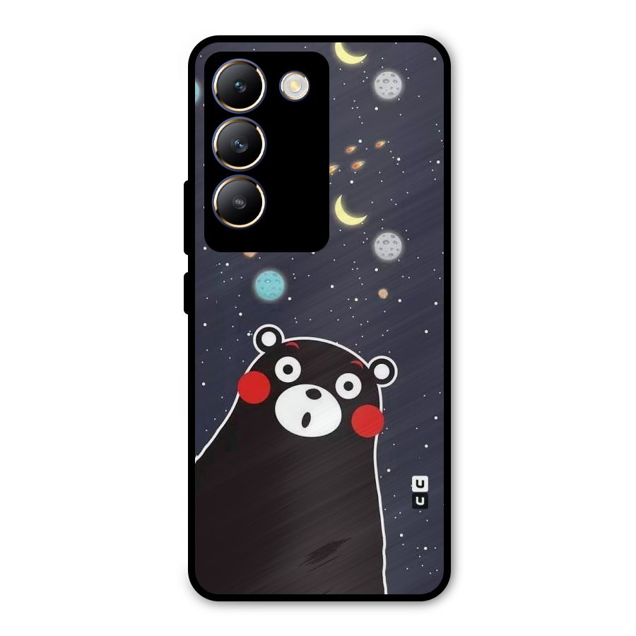 Space Bear Metal Back Case for Vivo Y200e